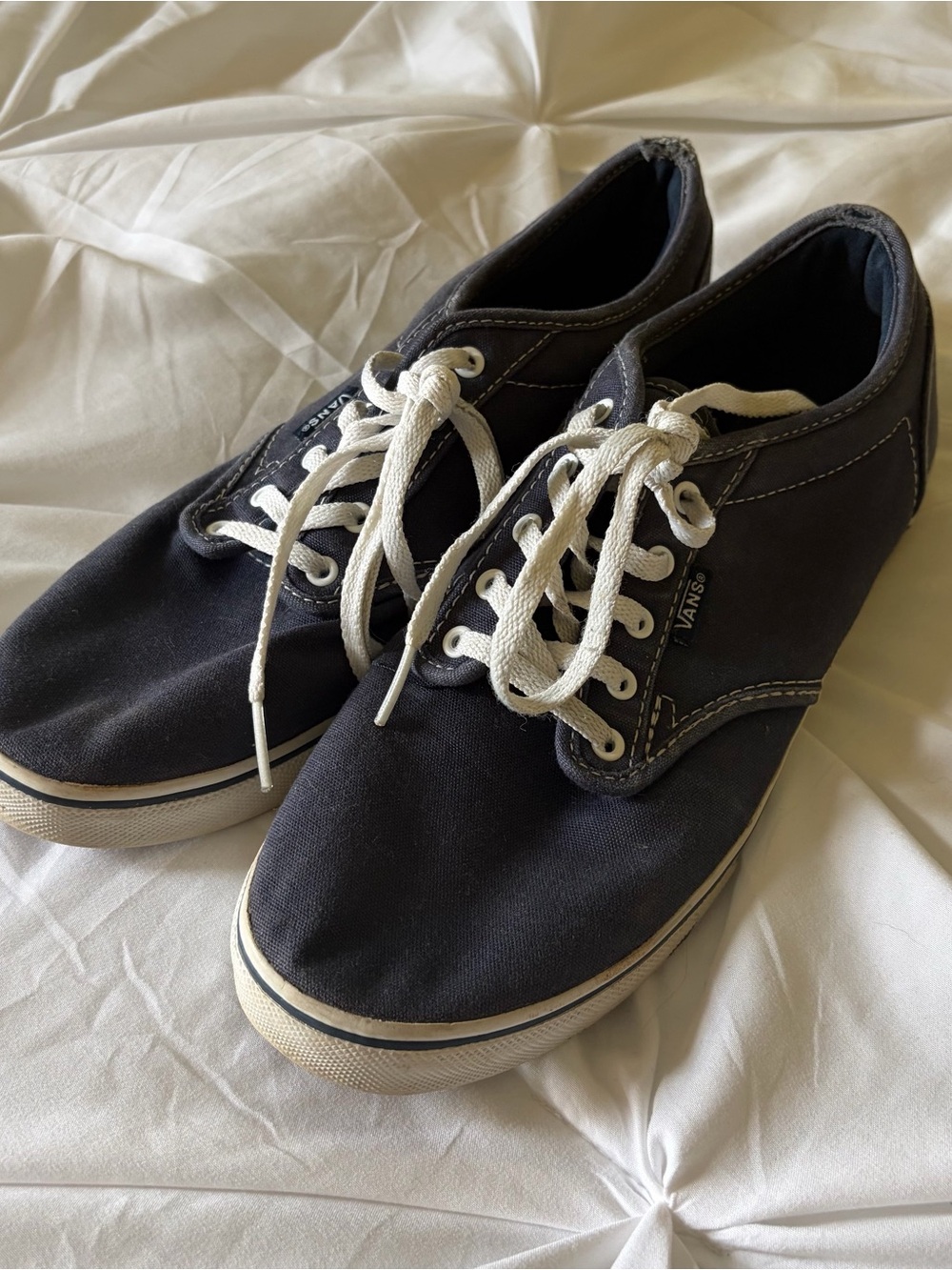 Vans Navy Low-Top Sneakers